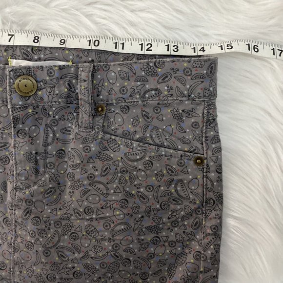 BCBGeneration juniors size 23 gray skirt fruit polka dot - Picture 8 of 10